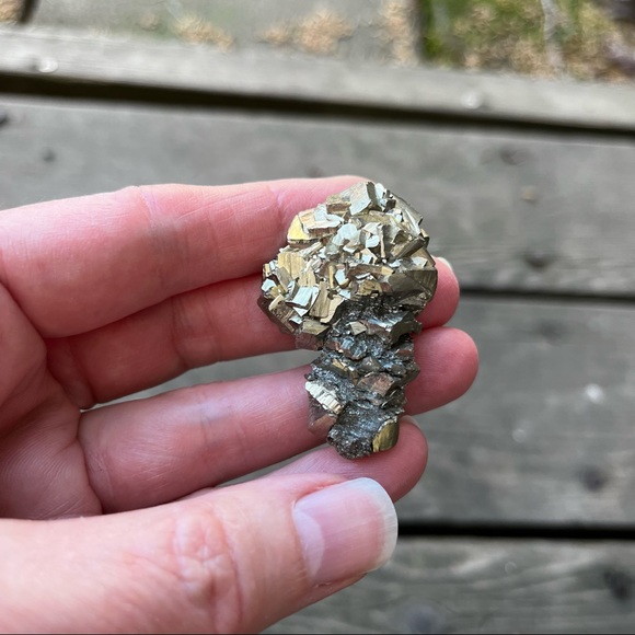 Pyrite Rose Flower - Double Formation - Picture 13 of 14